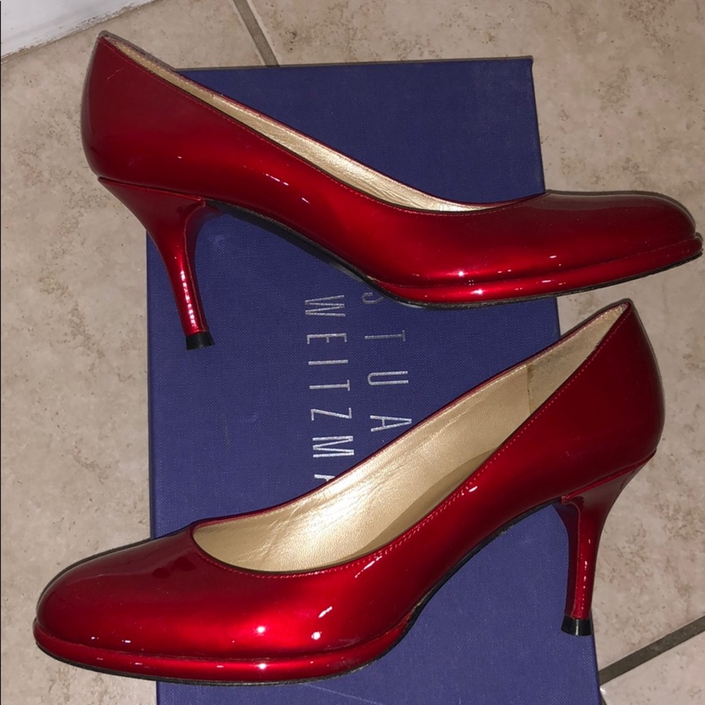 Worn Once Stuart Weitzman Red Heels - image 1